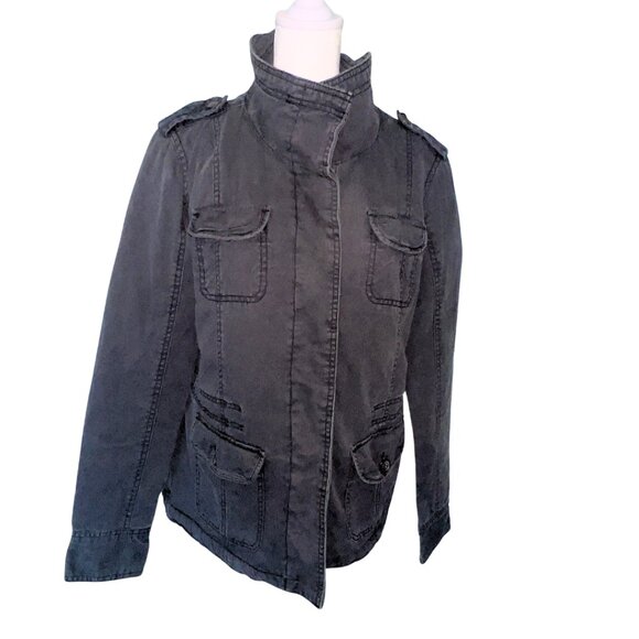 🖤 Urban Outfitters Kirra Fleece-Lined Utility Jacket - Size L - Picture 2 of 11